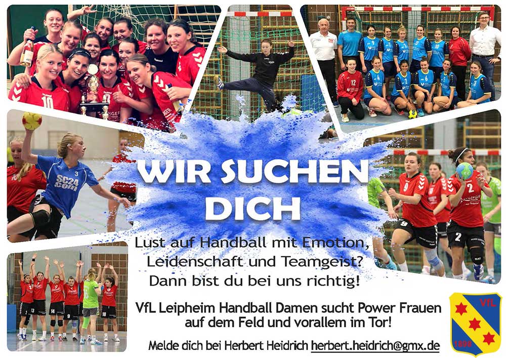 vfl-leipheim-handball-spielersuche VfL Leipheim Handball sucht Spielerinnen